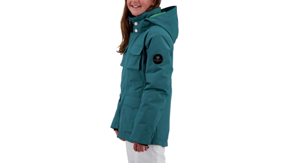 Obermeyer June Jacket - Girls, In Too Deep, Extra Large, 31073-21171-XL