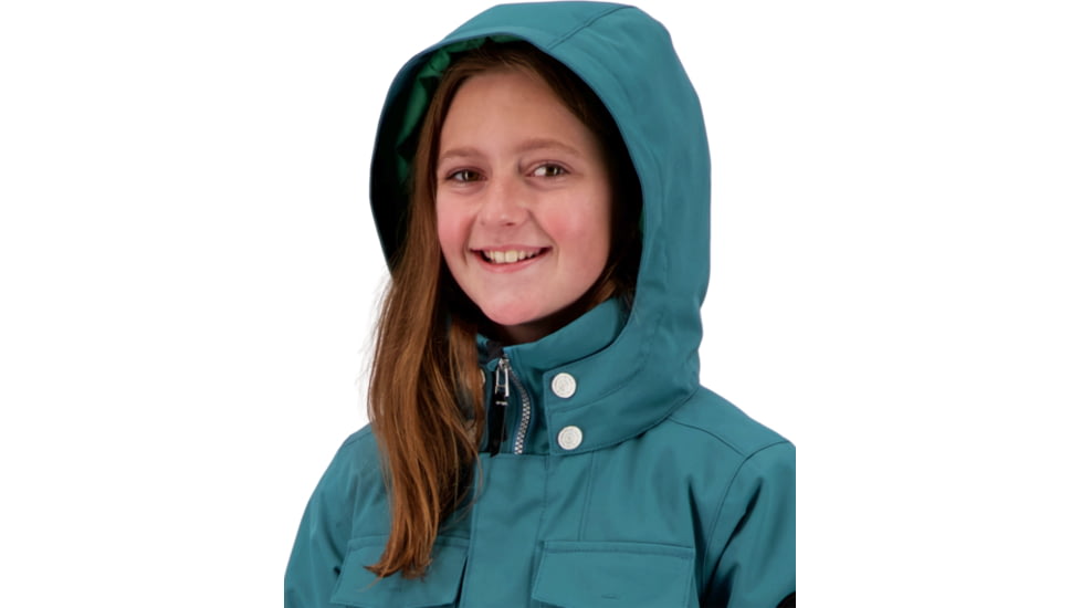 Obermeyer June Jacket - Girls, In Too Deep, Extra Large, 31073-21171-XL