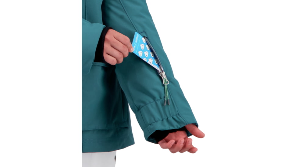 Obermeyer June Jacket - Girls, In Too Deep, Extra Large, 31073-21171-XL