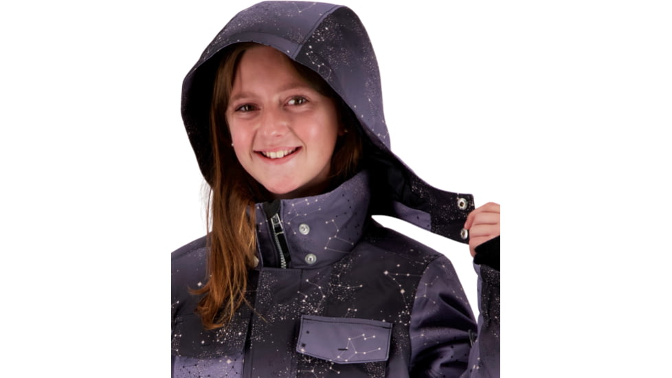 Obermeyer June Jacket - Girls, Stars Align, Medium, 31073-21177-M