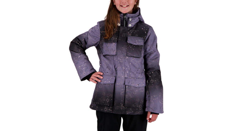 Obermeyer June Jacket - Girls, Stars Align, Medium, 31073-21177-M