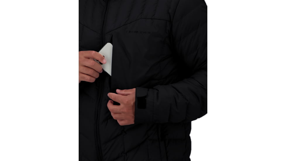 Obermeyer Klaus Down Jacket - Men's, 2XL, Black, 24010-16009-2XL