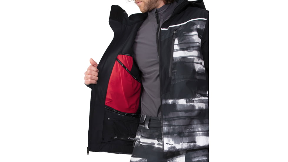 Obermeyer Kodiak Jacket - Mens, Large, Black Out, 21116-22104-L