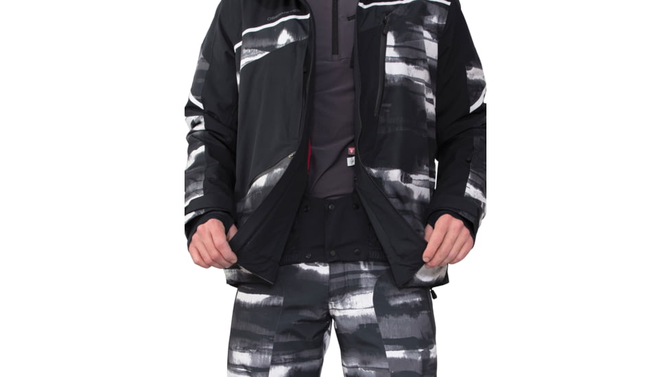 Obermeyer Kodiak Jacket - Mens, Large, Black Out, 21116-22104-L