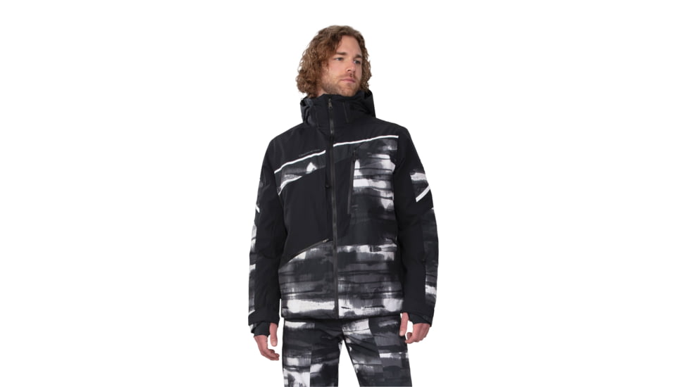 Obermeyer Kodiak Jacket - Mens, Large, Black Out, 21116-22104-L