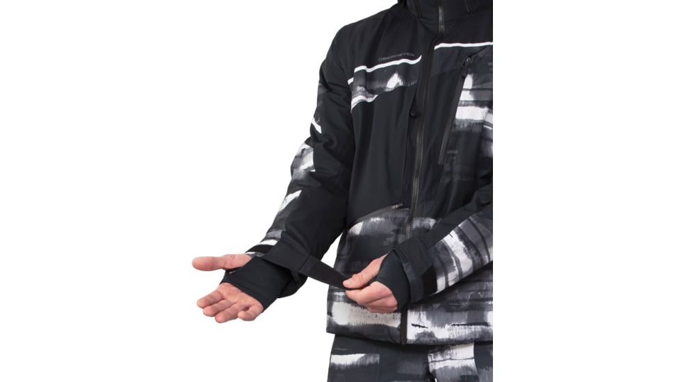 Obermeyer Kodiak Jacket - Mens, Large, Black Out, 21116-22104-L