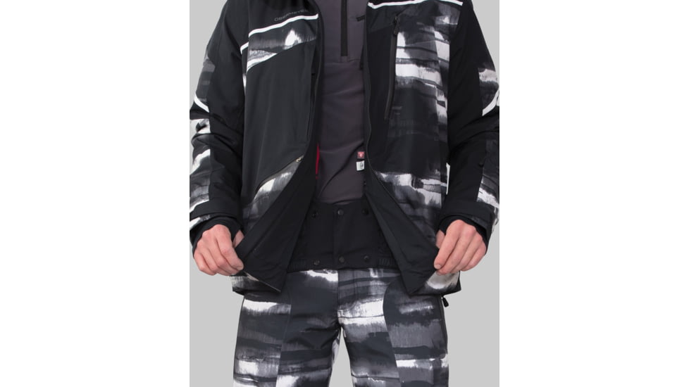 Obermeyer Kodiak Jacket - Mens, 2XL, Black Out, 21116-22104-2XL