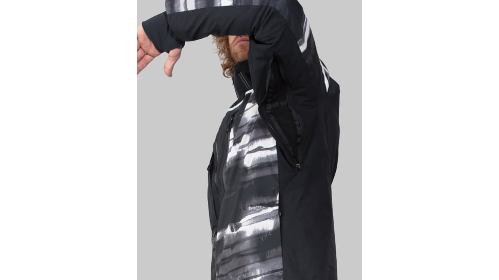 Obermeyer Kodiak Jacket - Mens, 2XL, Black Out, 21116-22104-2XL