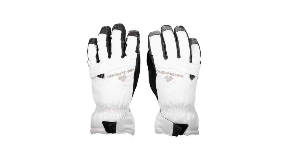 Obermeyer Lava Glove, White, Medium, 78025-16010-M