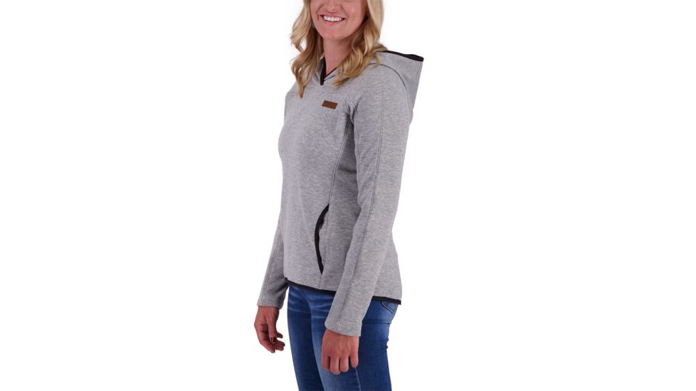 Obermeyer Lila Fleece Pullover - Womens, Fog, Medium, 17038-FOG-M