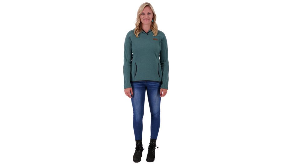 Obermeyer Lila Fleece Pullover - Womens, Sage, Medium, 17038-SAGE-M
