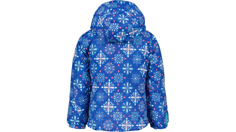 Obermeyer Livia Jacket - Girls, 2, Blue Snowflakes, 51081-22158-2