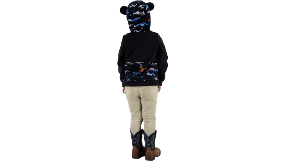 Obermeyer Logan Fleece Vest, Dayglow Camo, Large, 77029-21134-L