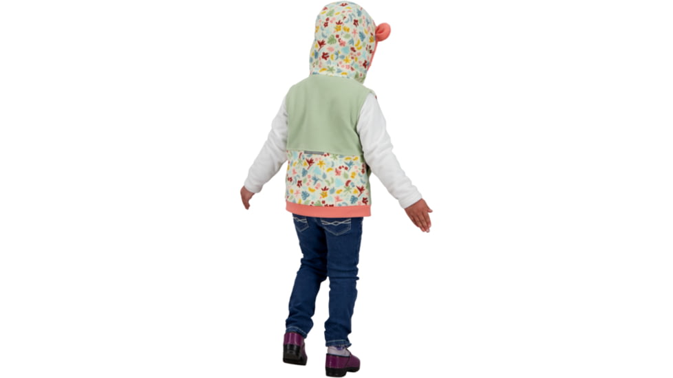 Obermeyer Logan Fleece Vest, Vintage Palm, Extra Small, 77029-21110-XS