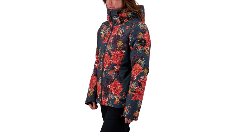 Obermeyer Lorena Jacket - Womens, Sunset Floral, 14 Petite, 11157-21130-14P