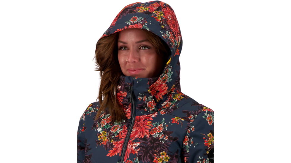Obermeyer Lorena Jacket - Womens, Sunset Floral, 14 Petite, 11157-21130-14P