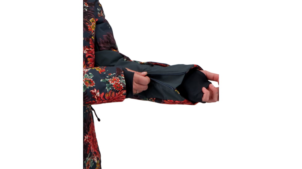 Obermeyer Lorena Jacket - Womens, Sunset Floral, 14 Petite, 11157-21130-14P