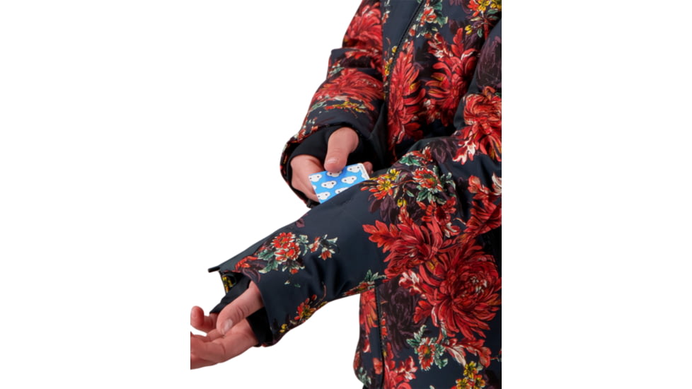 Obermeyer Lorena Jacket - Womens, Sunset Floral, 14 Petite, 11157-21130-14P