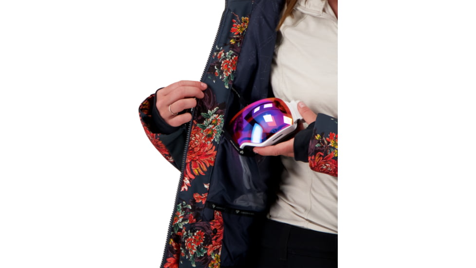 Obermeyer Lorena Jacket - Womens, Sunset Floral, 14 Petite, 11157-21130-14P
