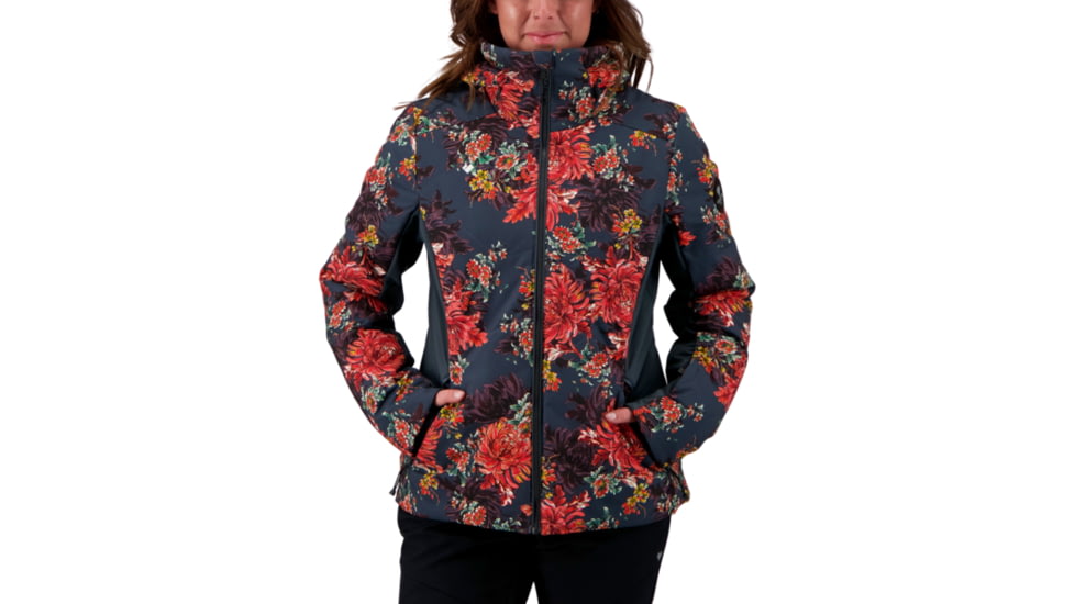 Obermeyer Lorena Jacket - Womens, Sunset Floral, 14 Petite, 11157-21130-14P