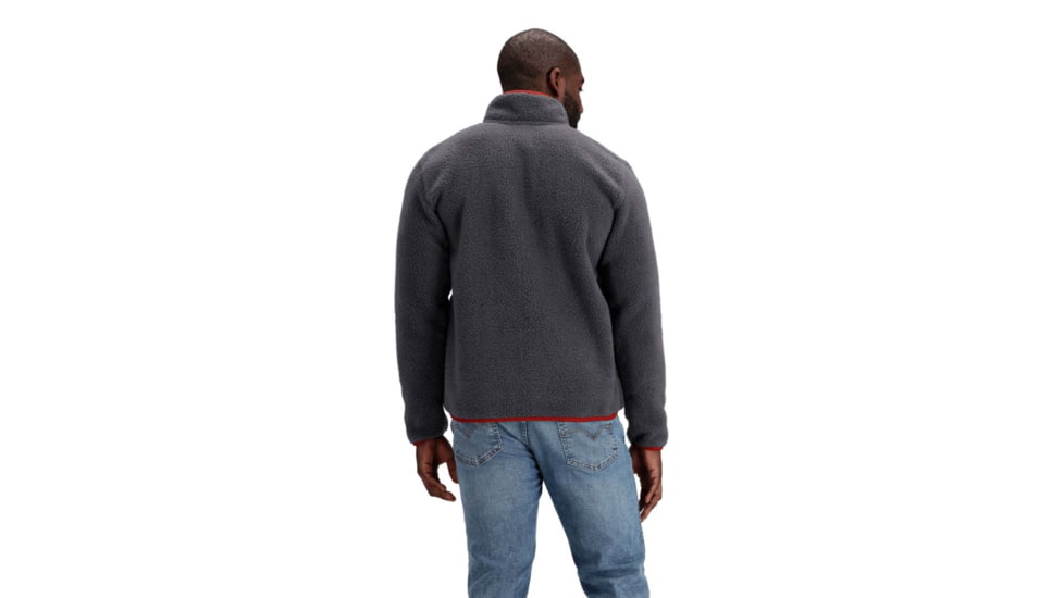 Obermeyer M Boulder Fleece - Mens, Basalt, Large, Regular, 27071-23004-L