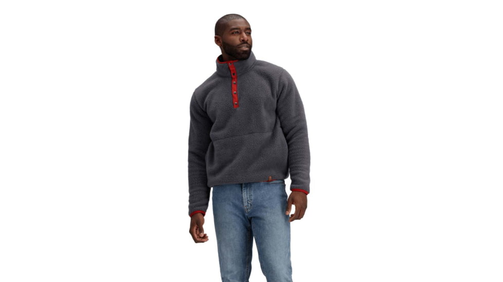 Obermeyer M Boulder Fleece - Mens, Basalt, Large, Regular, 27071-23004-L