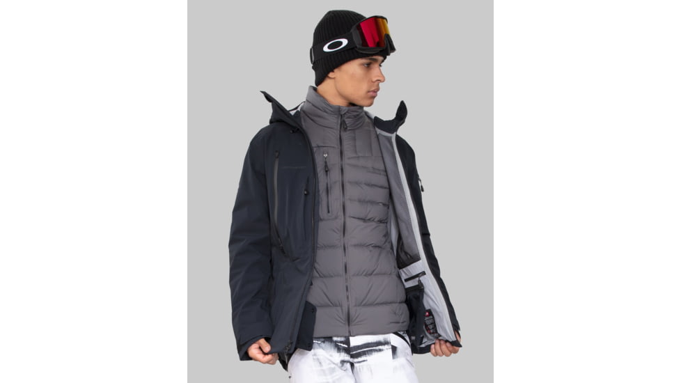 Obermeyer M Highlands Shell Jacket - Mens, Small, Black, 22046-16009-S