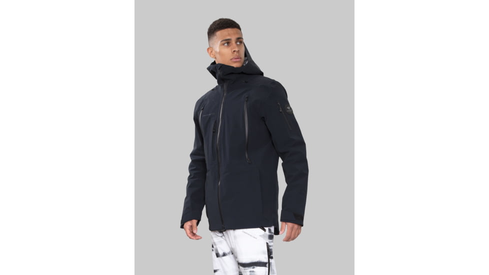 Obermeyer M Highlands Shell Jacket - Mens, Small, Black, 22046-16009-S
