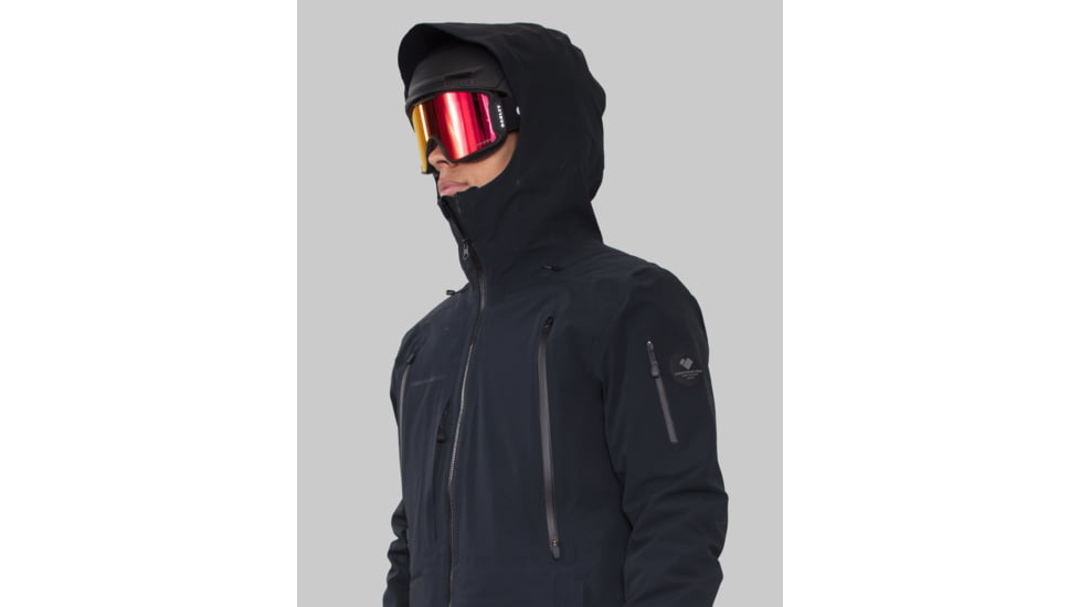 Obermeyer M Highlands Shell Jacket - Mens, Small, Black, 22046-16009-S