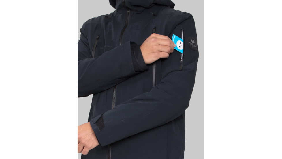 Obermeyer M Highlands Shell Jacket - Mens, Small, Black, 22046-16009-S