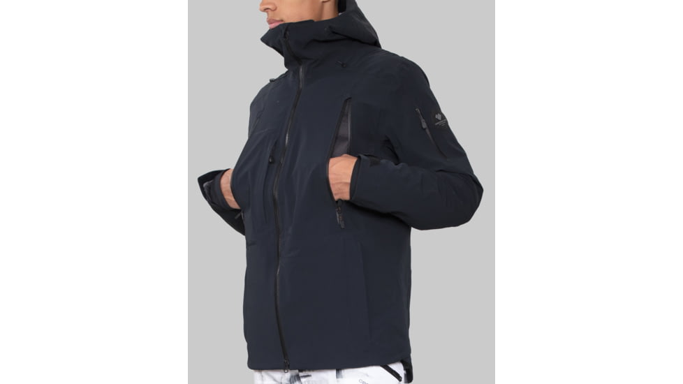 Obermeyer M Highlands Shell Jacket - Mens, Small, Black, 22046-16009-S