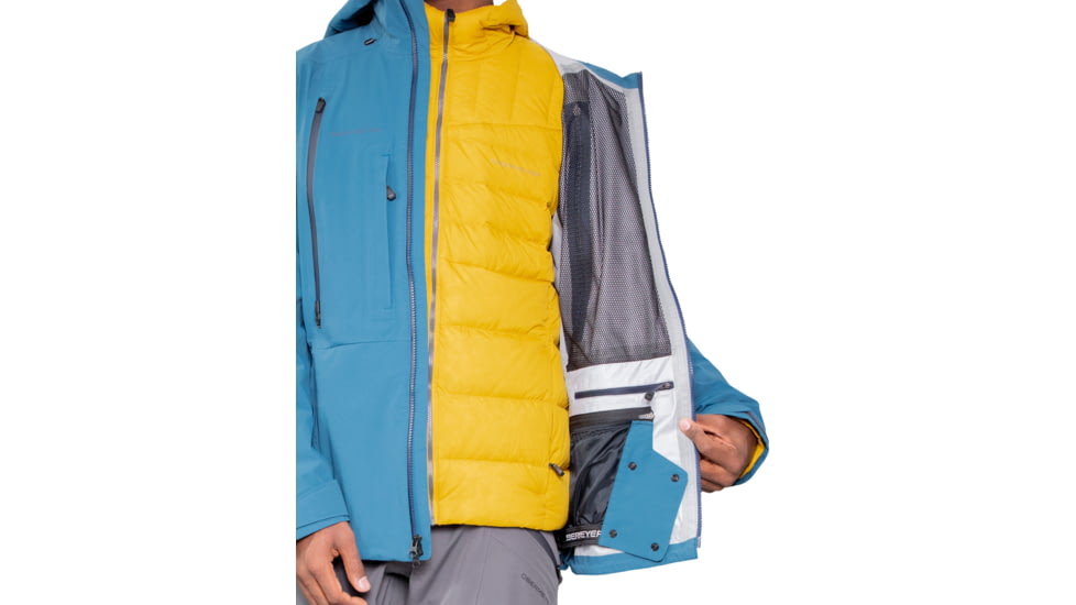 Obermeyer M Highlands Shell Jacket - Mens, Extra Large, Blue Agave, 22046-22163-XL