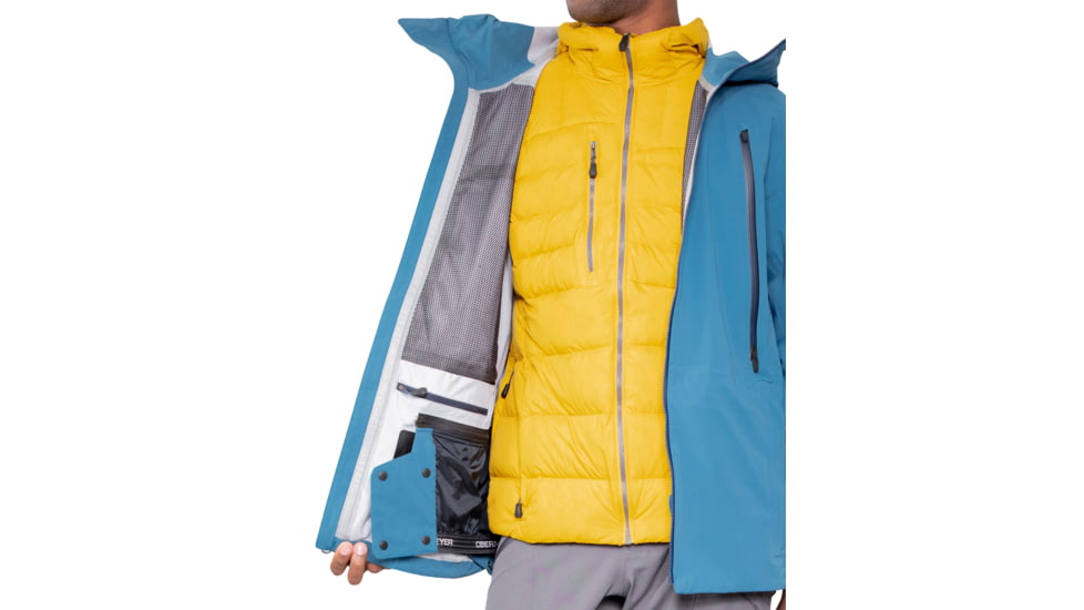 Obermeyer M Highlands Shell Jacket - Mens, Extra Large, Blue Agave, 22046-22163-XL