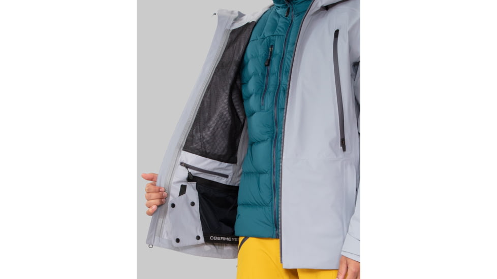 Obermeyer M Highlands Shell Jacket - Mens, Extra Large, Shale, 22046-22005-XL