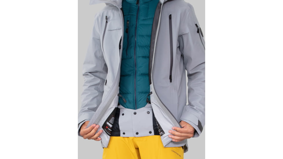 Obermeyer M Highlands Shell Jacket - Mens, Extra Large, Shale, 22046-22005-XL