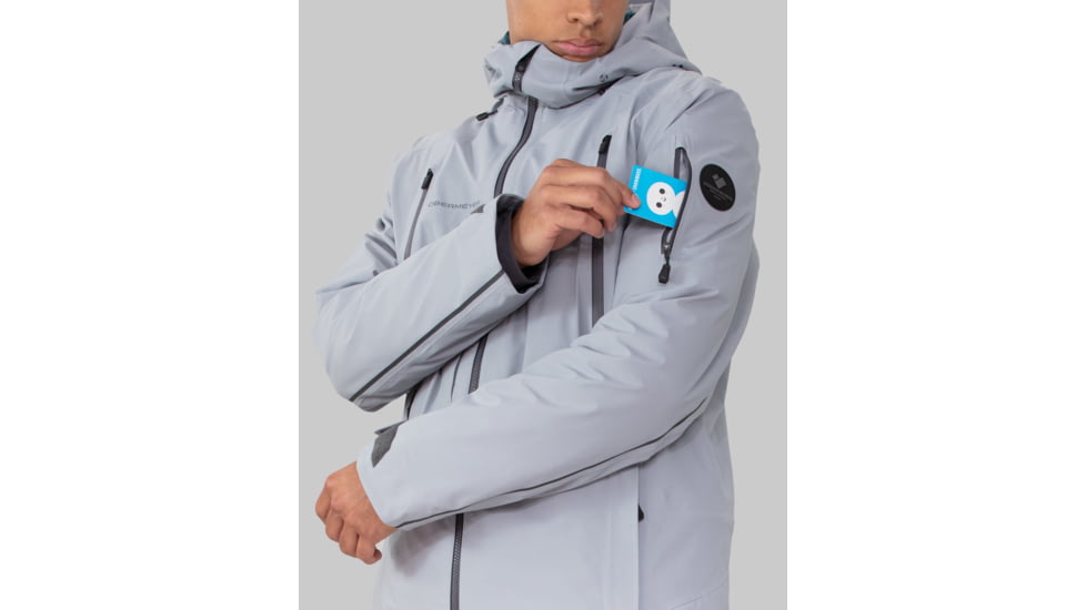 Obermeyer M Highlands Shell Jacket - Mens, Extra Large, Shale, 22046-22005-XL