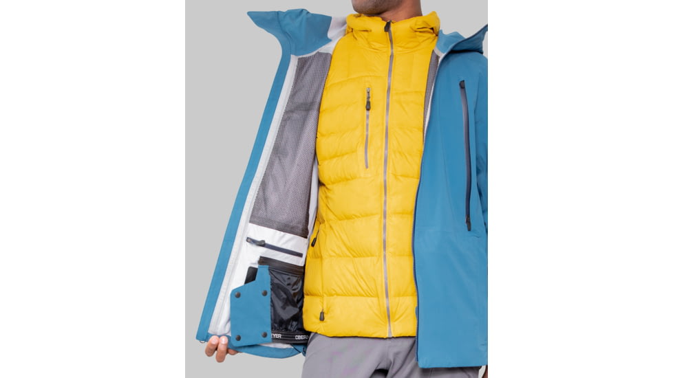 Obermeyer M Highlands Shell Jacket - Mens, 2XL, Blue Agave, 22046-22163-2XL