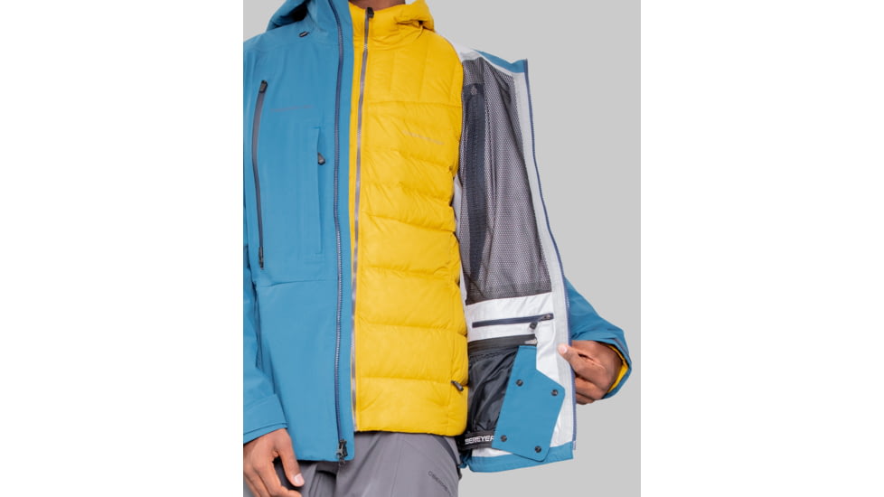 Obermeyer M Highlands Shell Jacket - Mens, 2XL, Blue Agave, 22046-22163-2XL