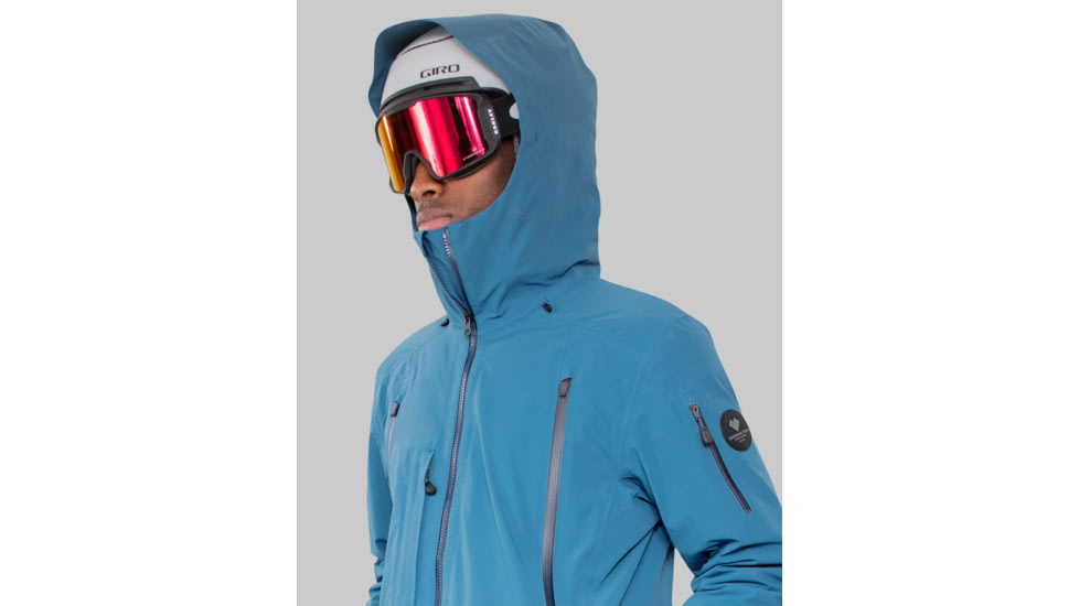 Obermeyer M Highlands Shell Jacket - Mens, 2XL, Blue Agave, 22046-22163-2XL