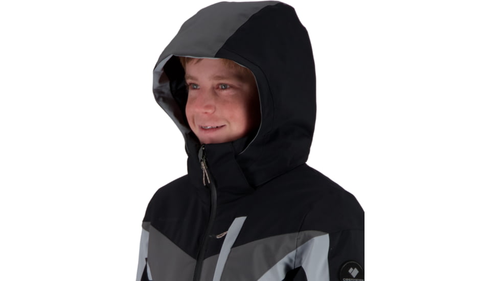 Obermeyer Mach 12 Jacket - Boys, Black, Large, 41076-16009-L