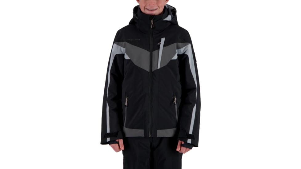 Obermeyer Mach 12 Jacket - Boys, Black, Large, 41076-16009-L