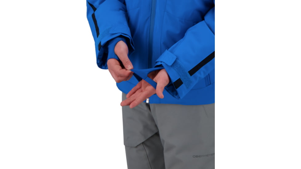 Obermeyer Mach 12 Jacket - Boys, Blue Vibes, Small, 41076-19065-S