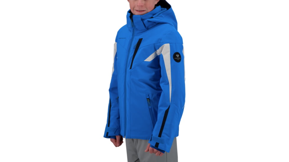 Obermeyer Mach 12 Jacket - Boys, Blue Vibes, Small, 41076-19065-S