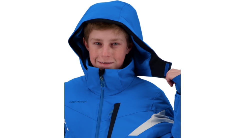 Obermeyer Mach 12 Jacket - Boys, Blue Vibes, Small, 41076-19065-S