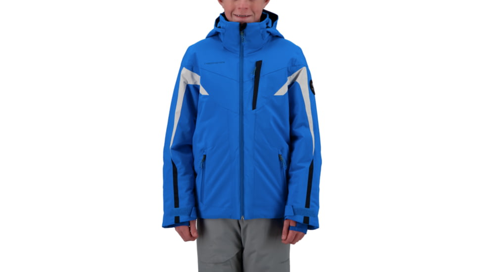 Obermeyer Mach 12 Jacket - Boys, Blue Vibes, Small, 41076-19065-S