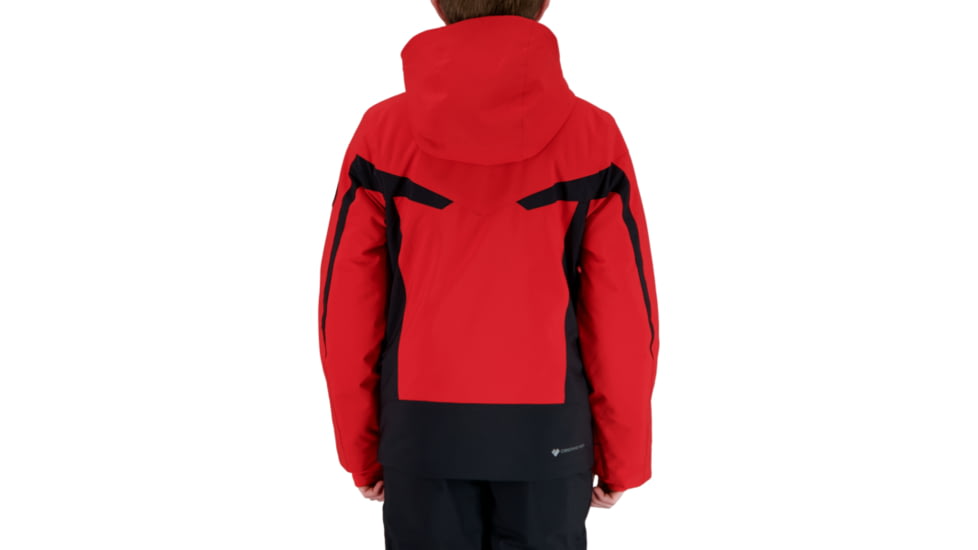 Obermeyer Mach 12 Jacket - Boys, Brakelight, Extra Large, 41076-19042-XL