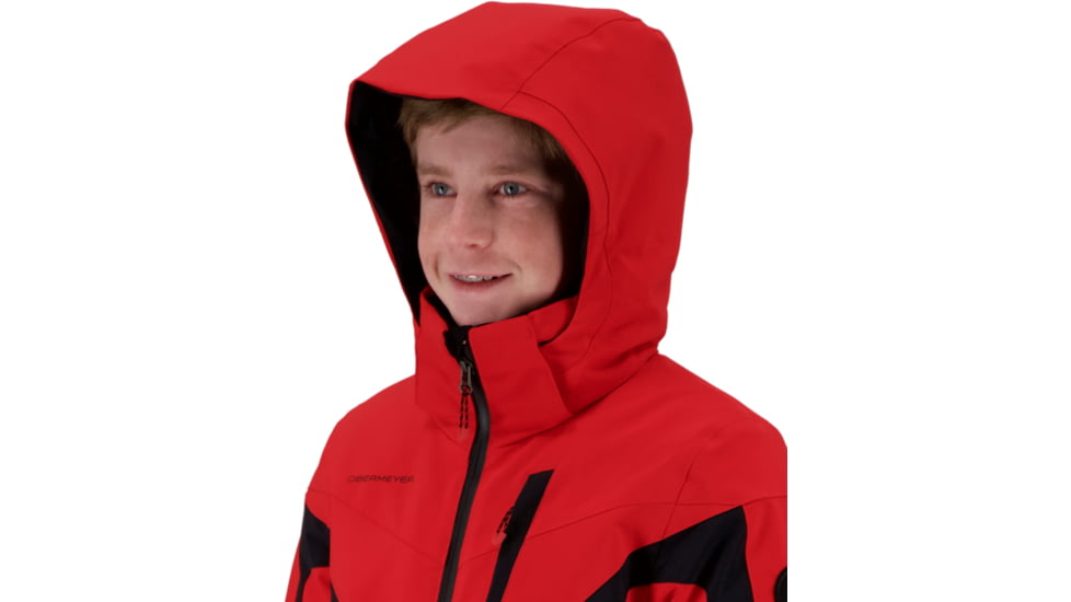 Obermeyer Mach 12 Jacket - Boys, Brakelight, Extra Large, 41076-19042-XL