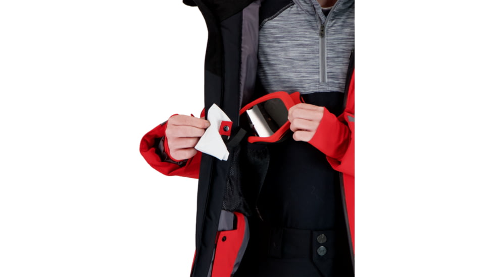 Obermeyer Mach 12 Jacket - Boys, Brakelight, Extra Large, 41076-19042-XL