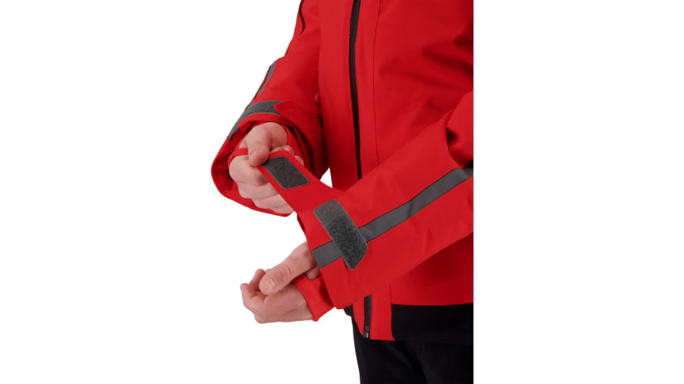 Obermeyer Mach 12 Jacket - Boys, Brakelight, Extra Large, 41076-19042-XL