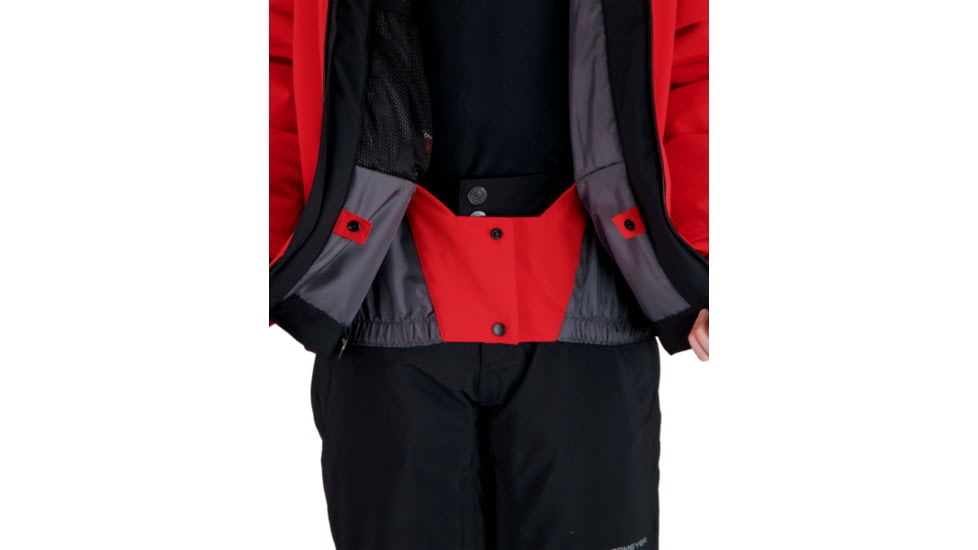 Obermeyer Mach 12 Jacket - Boys, Brakelight, Extra Large, 41076-19042-XL